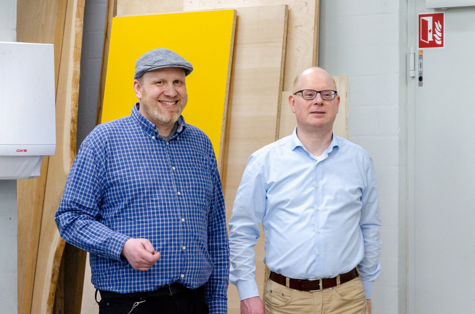 Gründer von Airstier Technology beim STARTUP-IMPULS-Dreh
